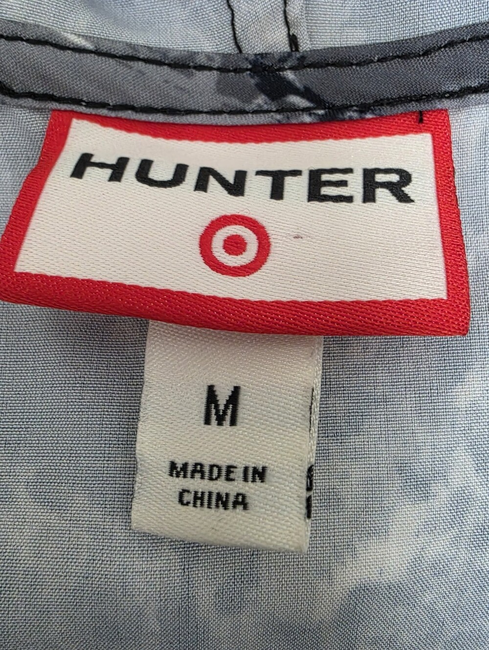 Hunter Hooded Lightweight  Jacket Windbreaker Gray Camo Print Women's Medium - Picture 6 of 11